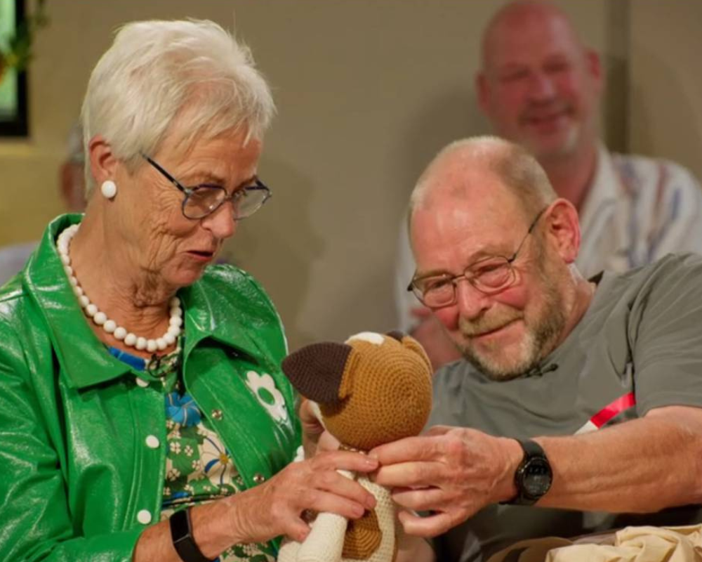 Magda en Gène tijdens de reünie-aflevering van B&B Vol Liefde 2025.